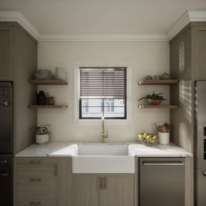 3 3/4"P X 3 11/16"H WM45 AMERICRAFT SOLID PAINT GRADE WOOD TRIMPRO CROWN MOULDING OUTSIDE CORNER, PRIMED PINE (MATCHES MOULDING MLDW01X05WM45PP) - Image 3