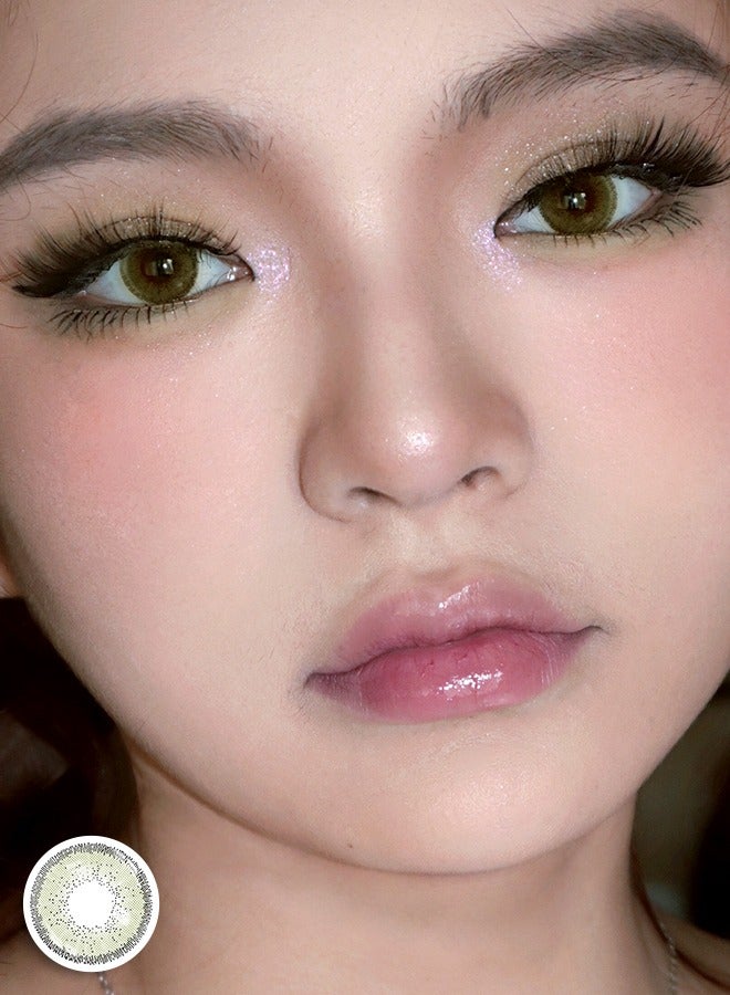 سيدة جديدة عدسات لاصقة ملونة خضراء من فريش ليدي للاستخدام السنوي - Image 4