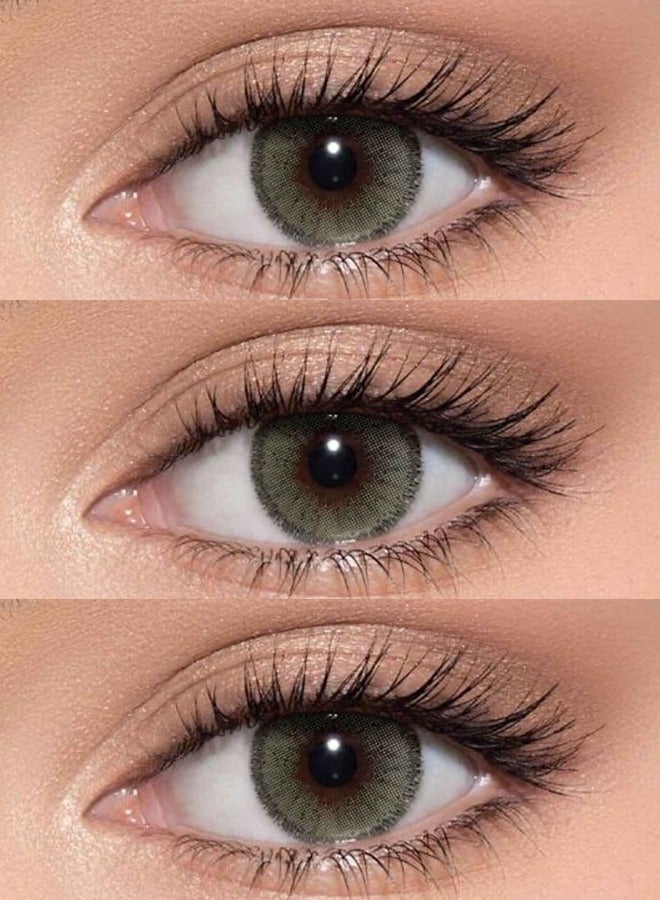 سيدة جديدة عدسات لاصقة ملونة خضراء من فريش ليدي للاستخدام السنوي - Image 5