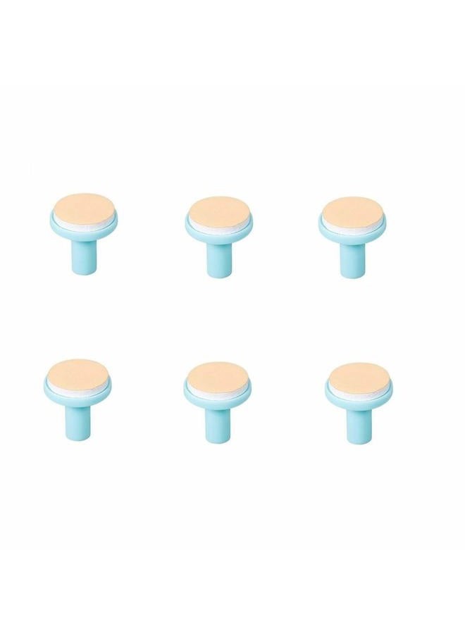 Jaybva Replacement Pads Refills for Electric Baby Nail Trimmer - Jaybva 6PCS Replacement Grinding Heads Polish Disc for Standard Nail File Clippers Cutter Kit Blue Pink Yellow - Image 1
