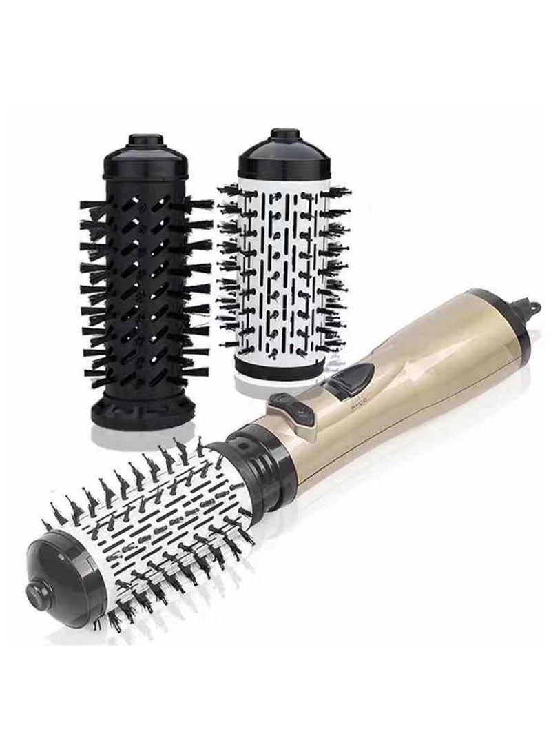 Rotate the Automatic Curling Iron 3-in-1 Multifunctional Hot Air Comb for Curling Hair Straight Hair Blow Dryer Straight Hair Brush - Image 1