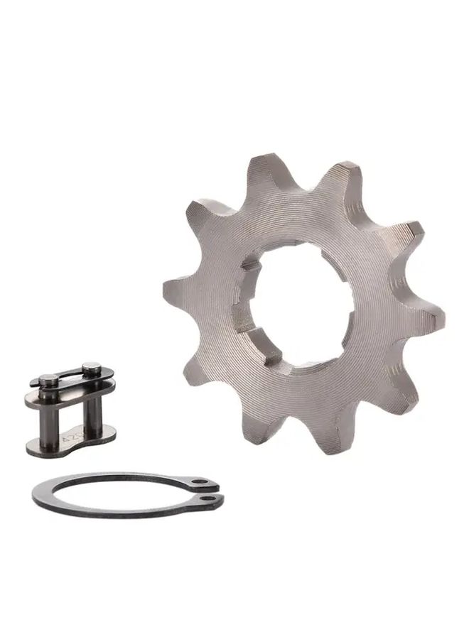 17mm طقم تروس وسلسلة عالية الجودة من نوع 428 بعدد 11 سنًا، مناسب للدراجات الترابية ومركبات ATV من سعة 50cc إلى 110cc - Image 1