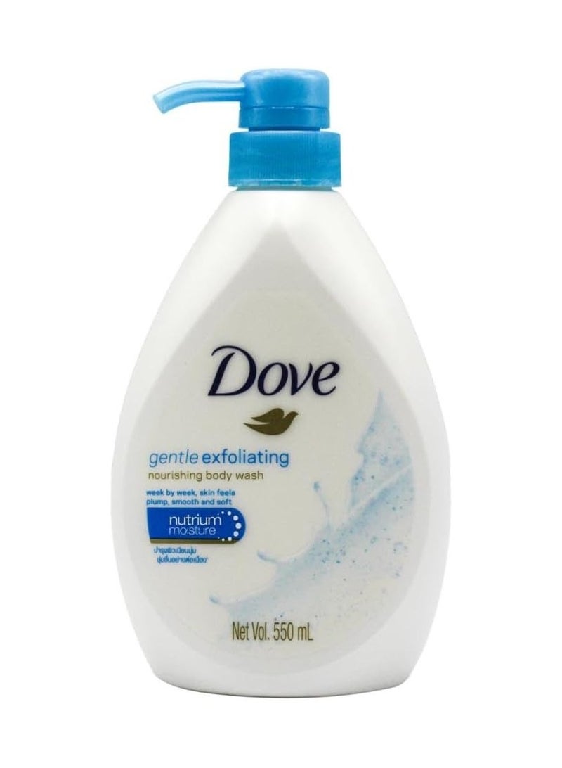 دوف غسول الجسم المقشر اللطيف من دوف 550 مل