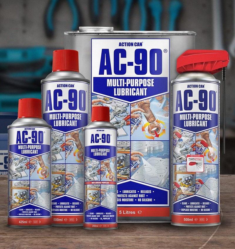 ®ACTION CAN AC-90 Multi-purpose Lubricant 250 ML - CO2 - Image 2