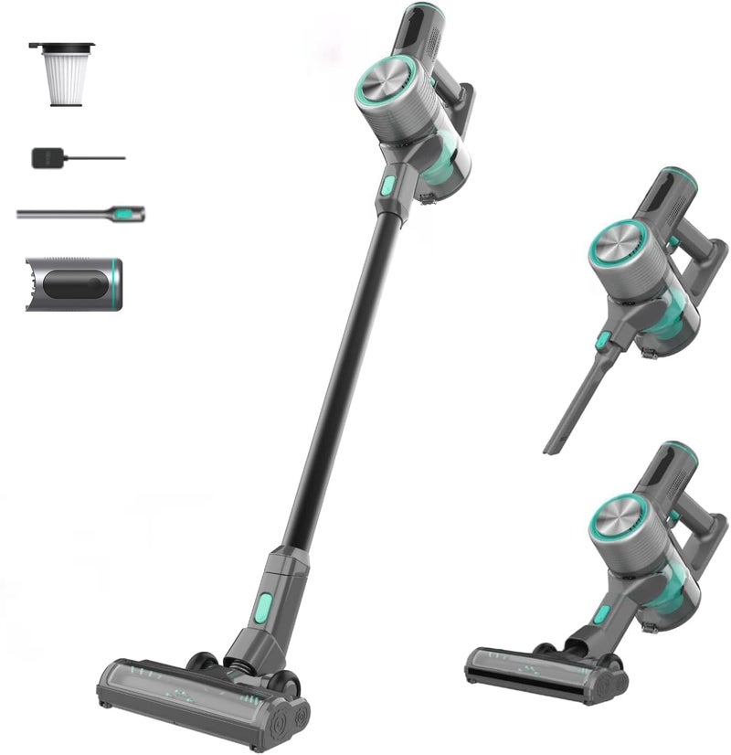 Wyze Cordless Vacuum Cleaner with 20000Pa Powerful Suction, Lightweight Stick with HEPA Filter, 300W Powerful Brushless Motor, 40mins Runtime in Eco Mode, for Home Hard Floor Carpet Pet Hair - Image 1