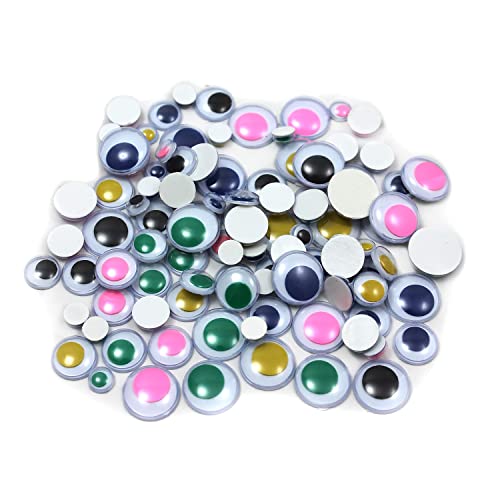 Charles Leonard Creative Arts by Wiggle Eyes, Peel'n Stick, Assorted Colors and Sizes, 100/Bag - Image 4