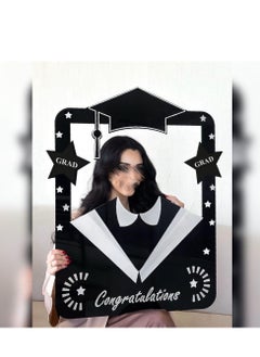 Story Of Candle Large graduation 2025 frame, white and black  - Image 2