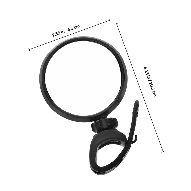 Universal Bicycle Rear View Mirror Handlebar Mount Wide Angle Convex HD Glass - Image 3