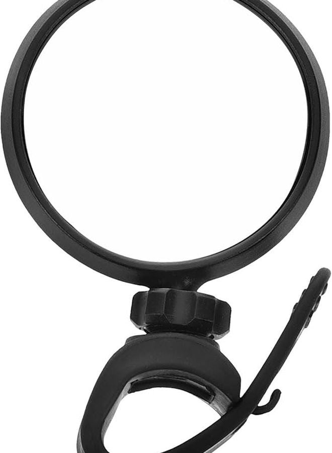 Universal Bicycle Rear View Mirror Handlebar Mount Wide Angle Convex HD Glass - Image 1