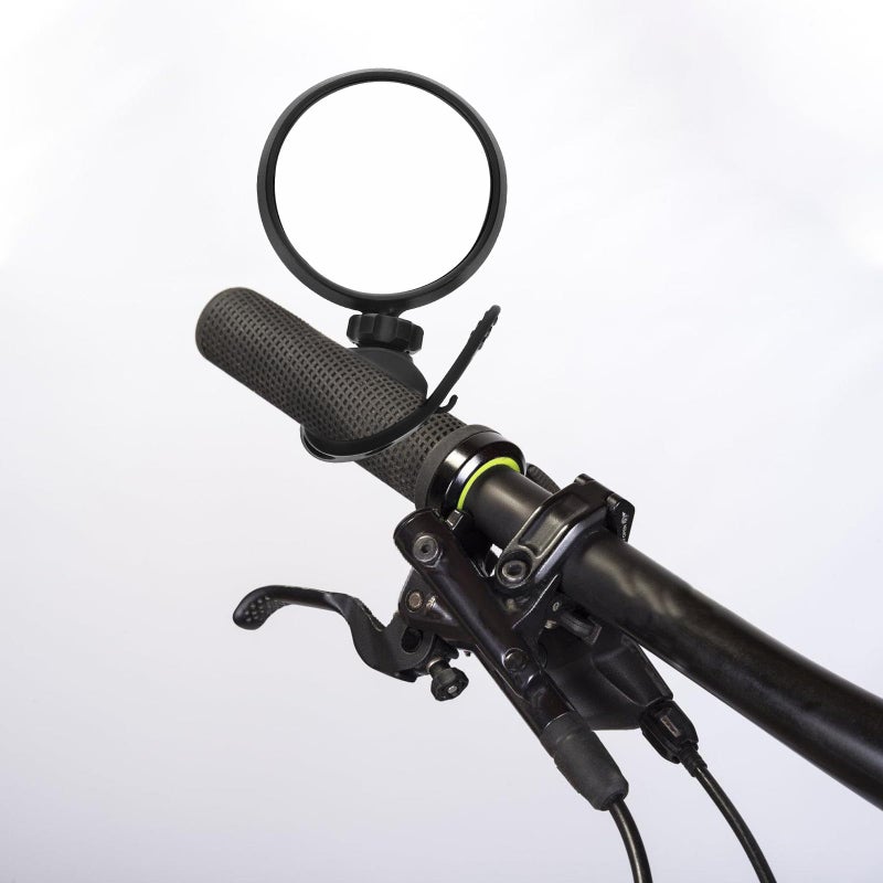 Universal Bicycle Rear View Mirror Handlebar Mount Wide Angle Convex HD Glass - Image 5
