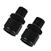 caqeg 10AN Female Swivel to 3818 NPT Male Adapter Fitting Aluminum Pack of 2 - Image 2
