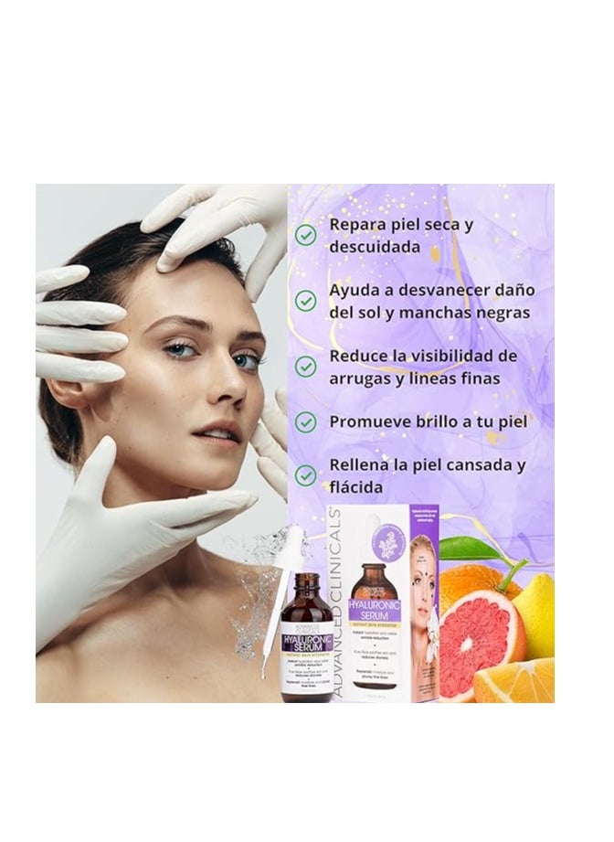 Advanced Clinicals - Advanced Clinicals Hyaluronic Acid Instant Hydrating Serum 52ml - Image 1