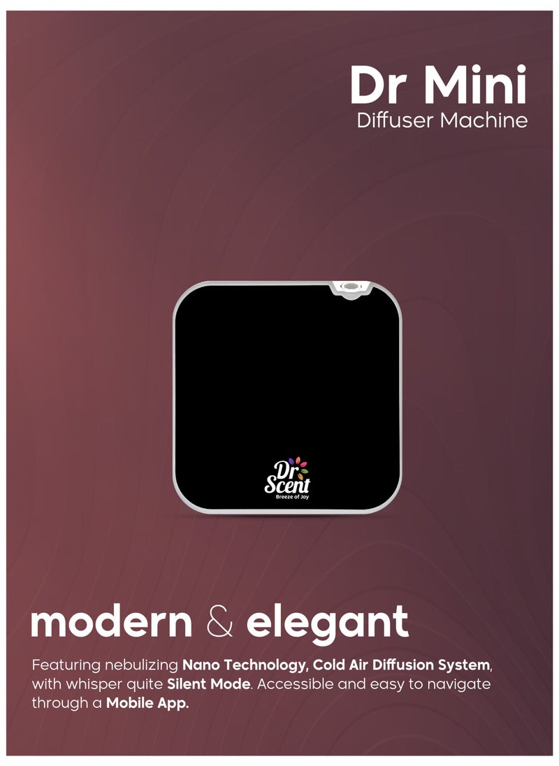 Dr Scent - Essential Oil Diffuser Machine Mini (Black) - Image 1