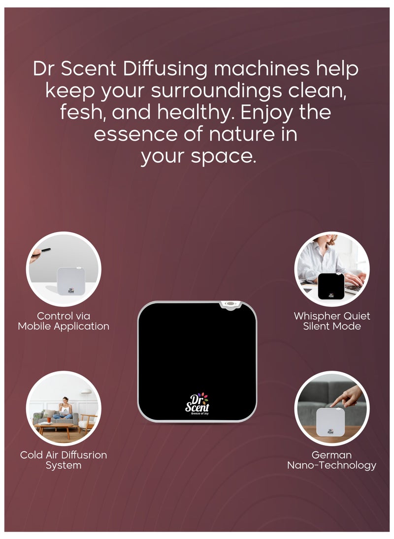 Dr Scent - Essential Oil Diffuser Machine Mini (Black) - Image 1