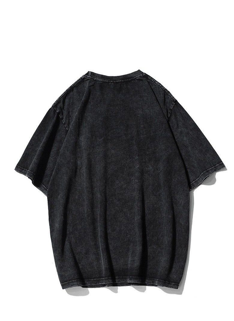 None/Brand - تي شيرت عتيق بطباعة ناروتو - Image 1