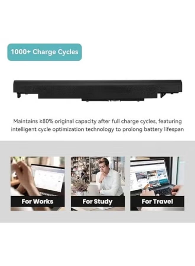 بطارية لابتوب بديلة متوافقة مع HP Pavilion JC03 JC04، بطارية ليثيوم أيون لأجهزة 14 إلى 17 بوصة سلسلة HP 240 245 250 255 G6، أداء مستقر وعمر تشغيل أطول - Image 1