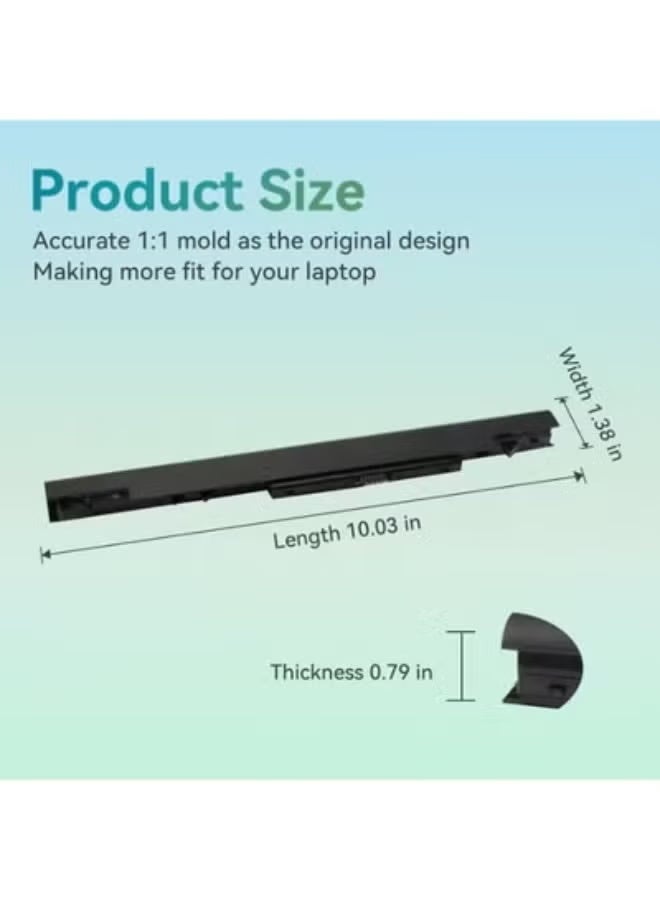 بطارية لابتوب بديلة متوافقة مع HP Pavilion JC03 JC04، بطارية ليثيوم أيون لأجهزة 14 إلى 17 بوصة سلسلة HP 240 245 250 255 G6، أداء مستقر وعمر تشغيل أطول - Image 3