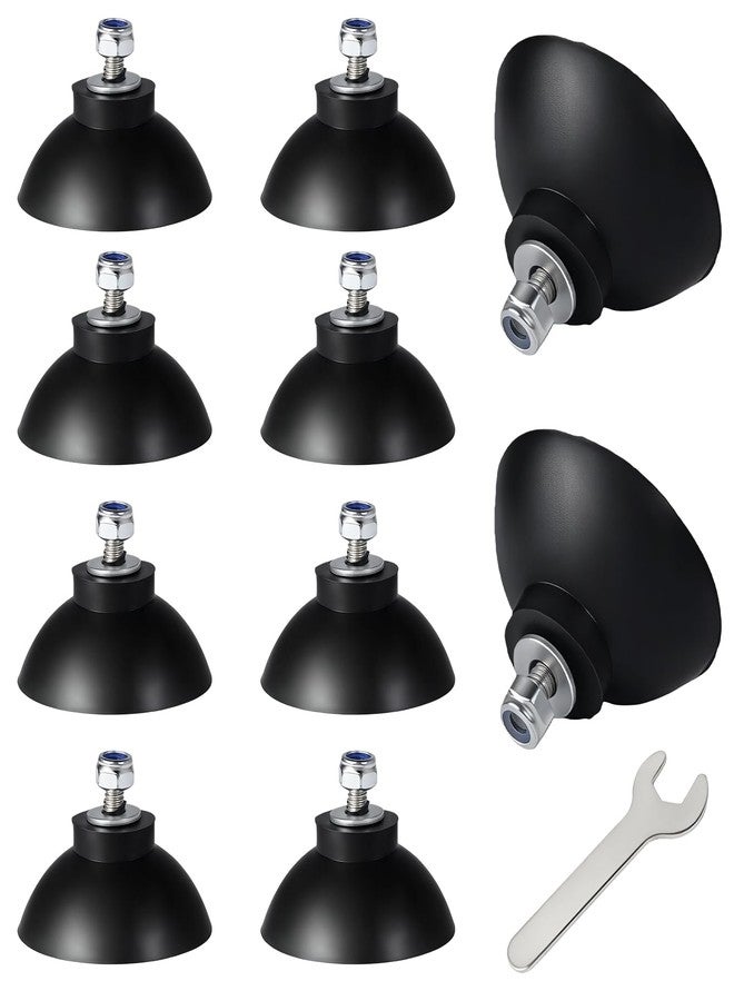 Stitokg 10-Pack Non-Slip Replacement Gripper Cups - Compatible with Arcmate EZ Reacher, Heavy Duty Rubber Tips with Locknuts & Washers for Outdoor - Image 1