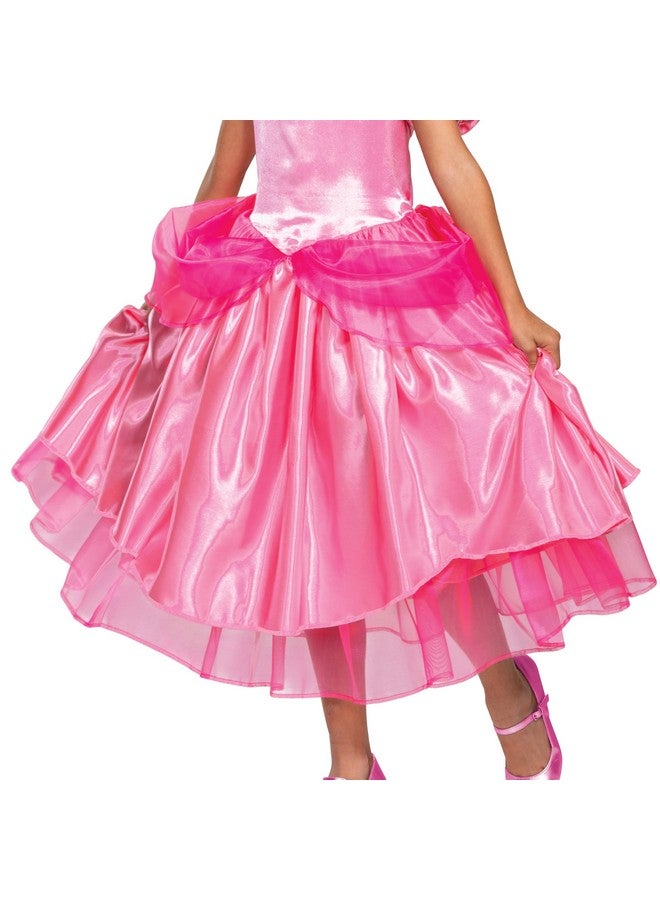 Disguise Princess Peach Costume Dress, Nintendo Super Mario Bros Deluxe Dress Up Outfit for Girls, Kids Size Medium (7-8), Pink - Image 4