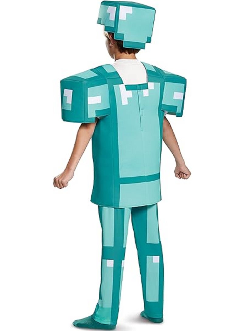 Gerenic Minecraft Deluxe Diamond Armour Costume for Kids - Image 3