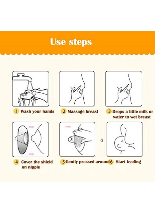 Finever - Nipple Shield Contact Nippleshield For Breastfeeding With Latch Difficulties Or Flat Or Inverted Nipples, Non-Toxic (1 Pack) - Image 1