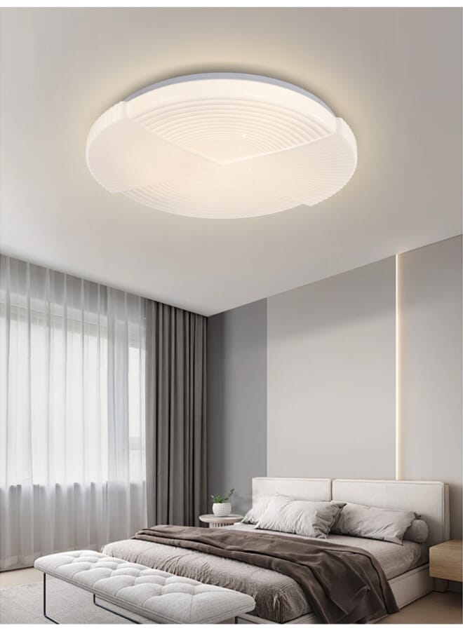 Modern LED Ceiling Light 2204 - 3 Lighting Levels, 48W, Elegant Round Design, 40 cm Diameter - Perfect for Living Room, Bedroom, and Dining Room