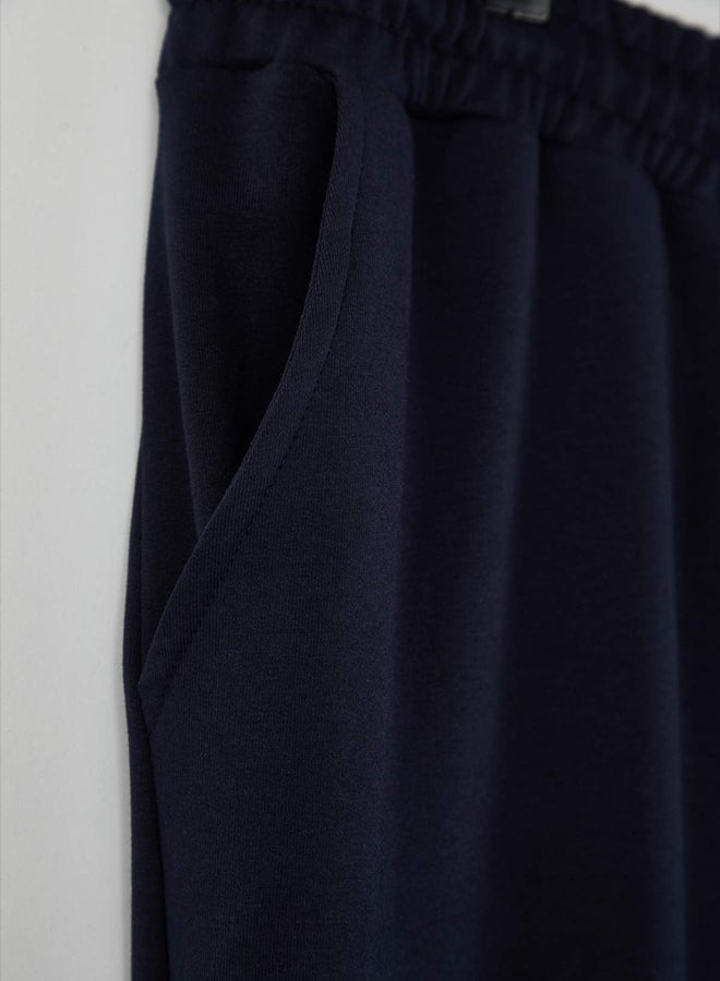 trendyol Large Size Navy Blue Oversized /Wide Cut Sweatpants - Image 3