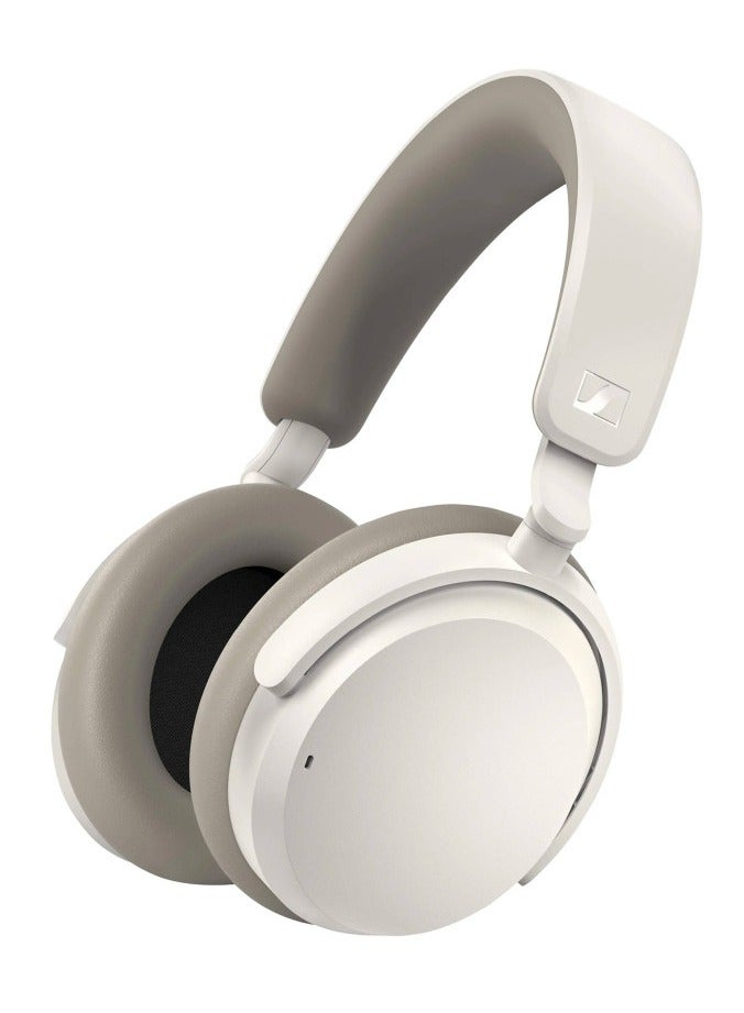Accentum Plus Wireless Bluetooth Headphones - Optimal Sound Quality With Quick Charge Function, 50 Hours Battery Life And Adaptive Hybrid Anc White