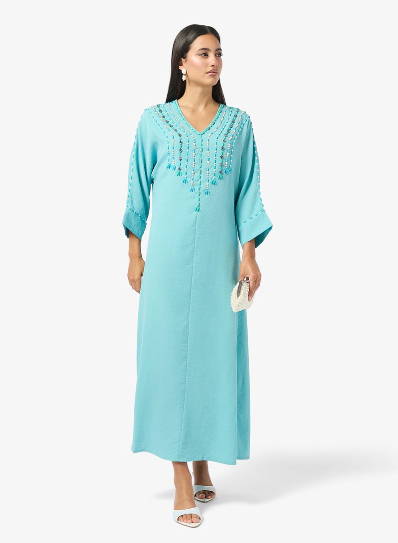 Khizana Embellished Jalabiya - Image 1