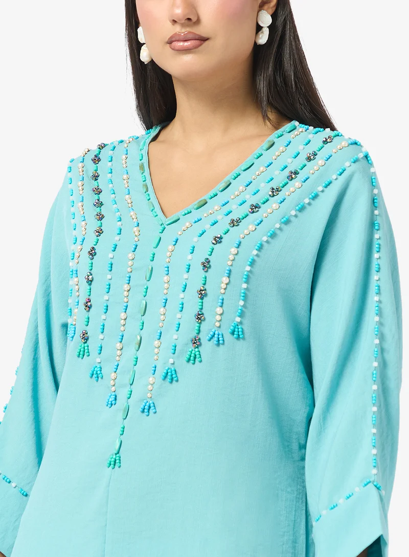 Khizana  Embellished Jalabiya for Women | Best Price UAE