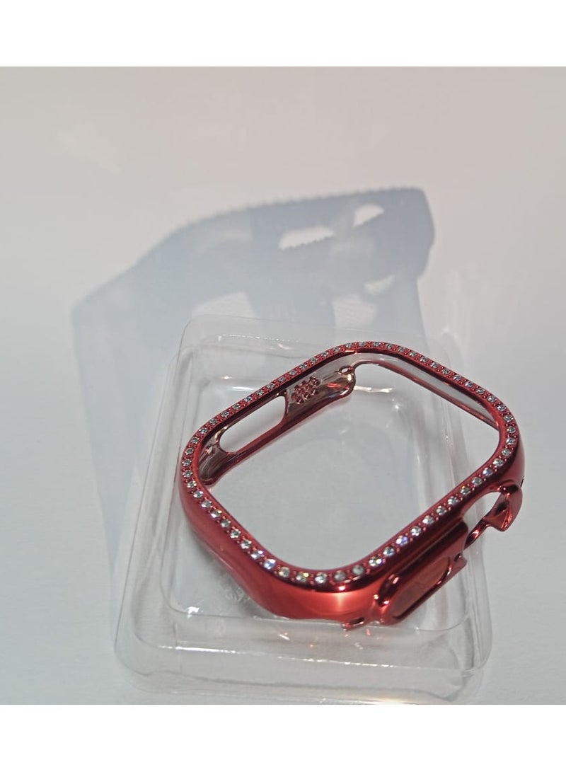 Red shockproof smart watch case, size 49 - Image 1