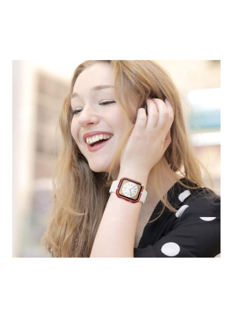 Red shockproof smart watch case, size 49 - Image 2