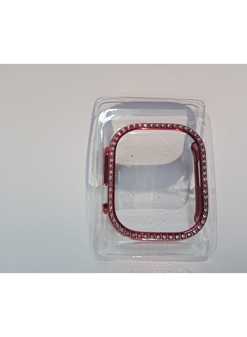 Red shockproof smart watch case, size 49 - Image 3