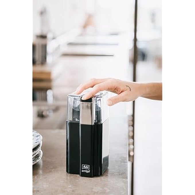 Melitta Amigo Electric Coffee Beans Grinder Compact Impact Knife Grinder Upto 60G 102910 - Image 5