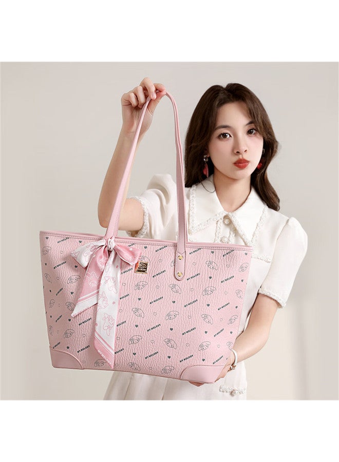 Mesuca X Melody Handbag, Women's Tote Bag, Large Capacity Shoulder Bag For Commuting, Gift Box Set, Birthday Present For Wome - Image 5