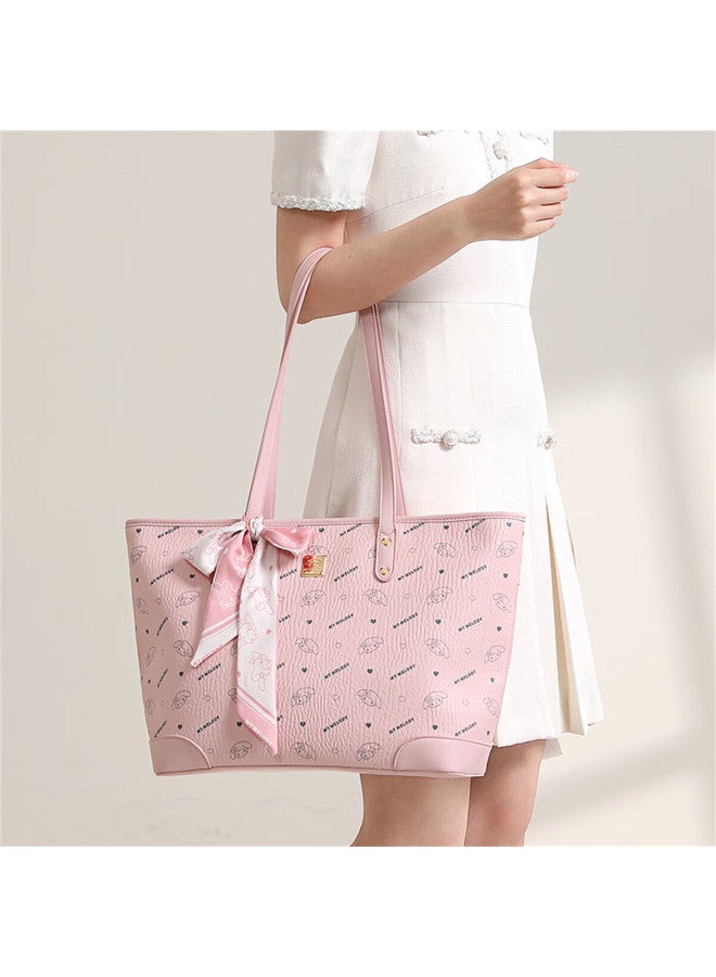 Mesuca X Melody Handbag, Women's Tote Bag, Large Capacity Shoulder Bag For Commuting, Gift Box Set, Birthday Present For Wome - Image 3