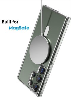 إكس ليفيل سامسونج غالاكسي S24 الترا الهاتف المحمول حالة الغطاء الواقي ، مع Magsafe شحن لاسلكي ( شفاف )  - Image 3