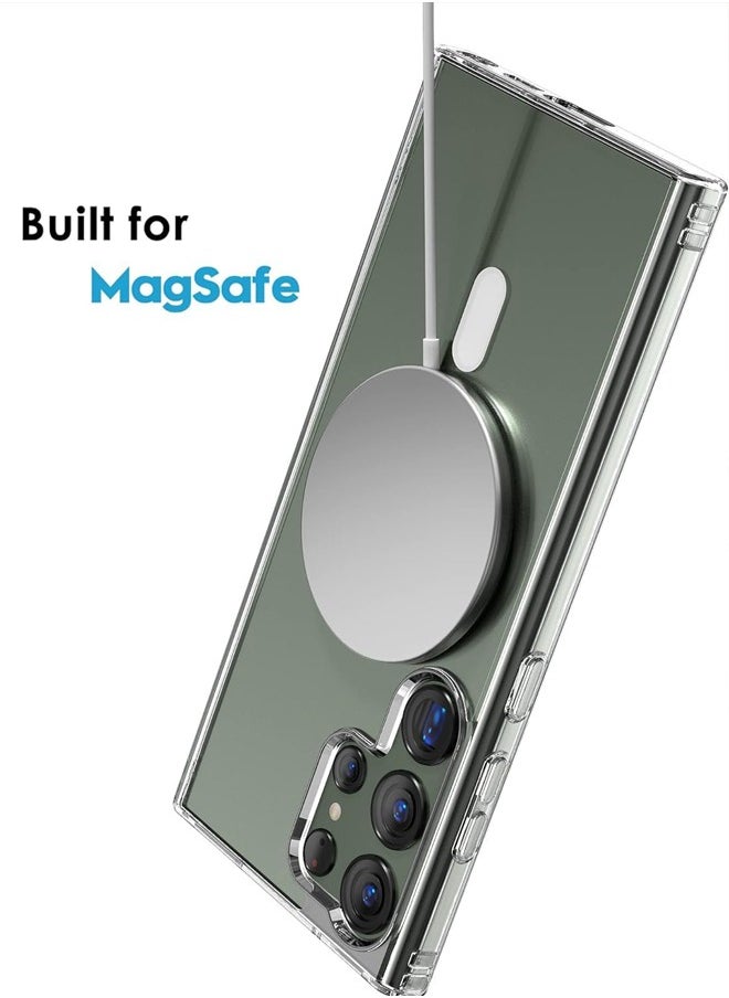 X-level - Samsung Galaxy S24 Ultra Clear Case Cover Protector with Support Magsafe Charger (Clear) - Image 1