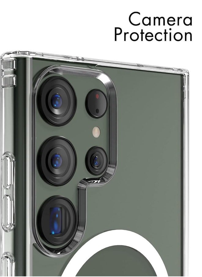 X-level - Samsung Galaxy S24 Ultra Clear Case Cover Protector with Support Magsafe Charger (Clear) - Image 1