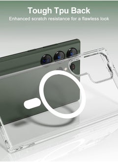 إكس ليفيل سامسونج غالاكسي S24 الترا الهاتف المحمول حالة الغطاء الواقي ، مع Magsafe شحن لاسلكي ( شفاف )  - Image 5