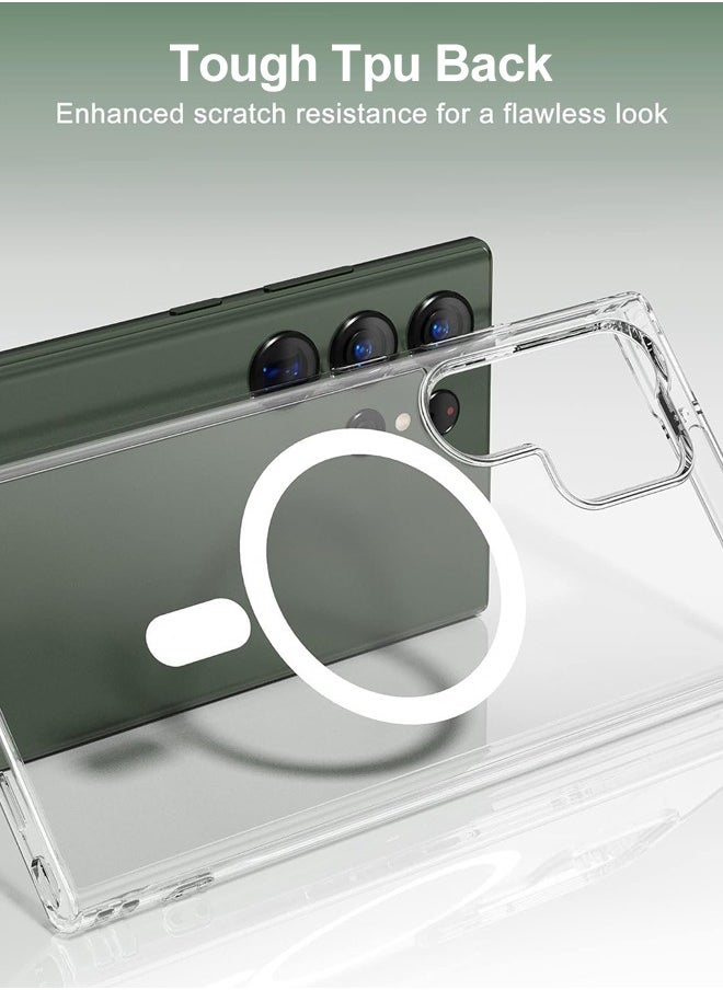 X-level - Samsung Galaxy S24 Ultra Clear Case Cover Protector with Support Magsafe Charger (Clear) - Image 1