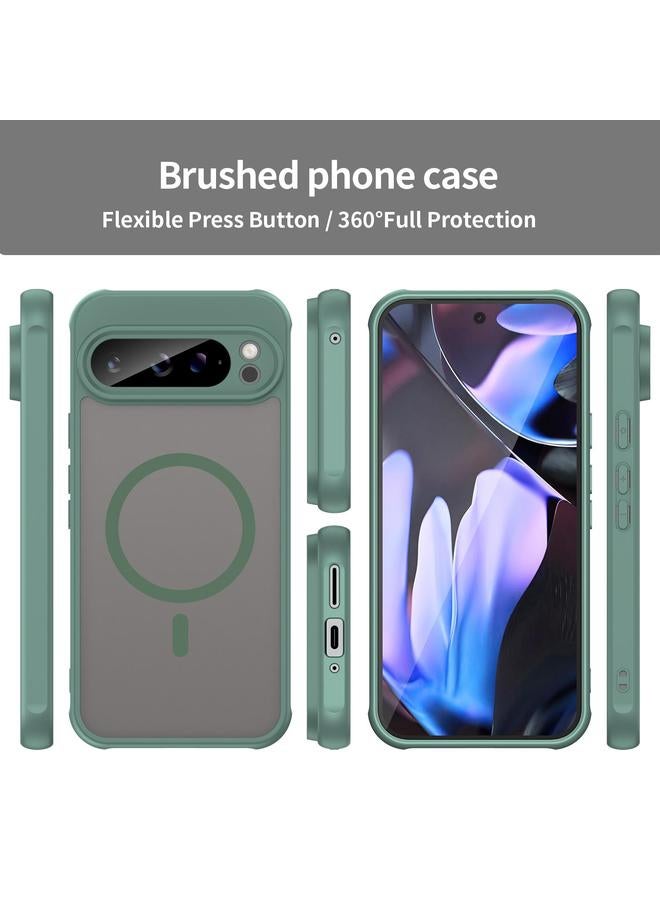 اس-توب جراب لهاتف Google Pixel 9 Pro XL Fan Dun Series TPU Hybrid PC Frosted Magsafe - Image 2
