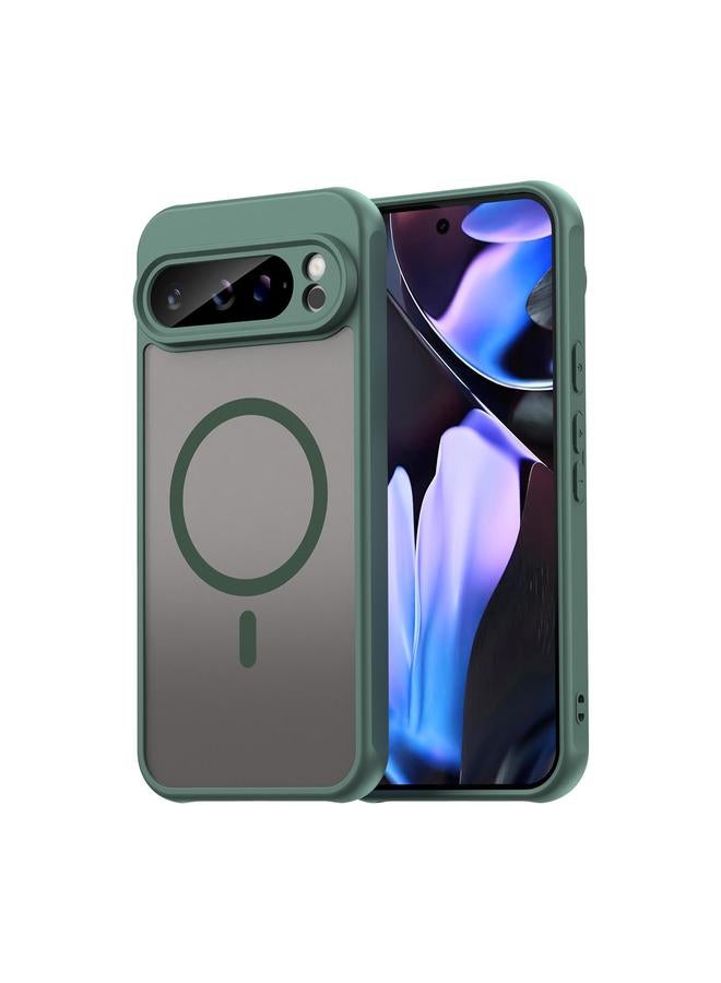 اس-توب جراب لهاتف Google Pixel 9 Pro XL Fan Dun Series TPU Hybrid PC Frosted Magsafe - Image 1