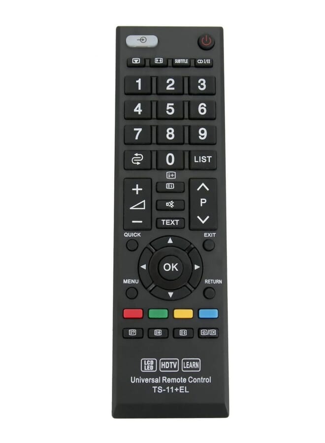 NIBEMINENT Tv Remote Control For Toshiba Series Black - Image 1