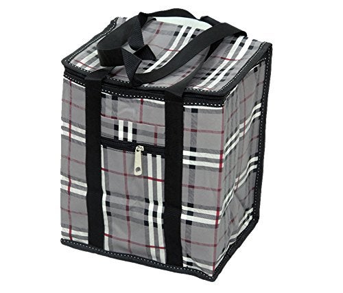 Kuber Industries Kuber Industries Lunch Bag|Lunch Box Cover Bag Only|Lunch Tote Bag|Kids Lunch Bag|Black  - Image 1