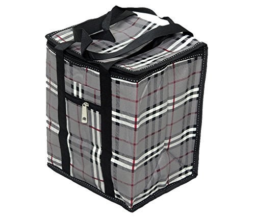 Kuber Industries Kuber Industries Lunch Bag|Lunch Box Cover Bag Only|Lunch Tote Bag|Kids Lunch Bag|Black  - Image 2