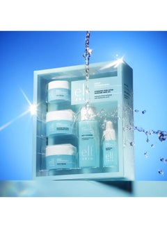 e.l.f. SKIN Holy Hydration! Hydrated Ever After Skincare Mini Kit, Cleanser, Makeup Remover, Moisturiser & Eye Cream For Hydrating Skin, Airplane-Friendly Sizes  - Image 2