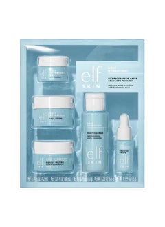 e.l.f. SKIN Holy Hydration! Hydrated Ever After Skincare Mini Kit, Cleanser, Makeup Remover, Moisturiser & Eye Cream For Hydrating Skin, Airplane-Friendly Sizes  - Image 1