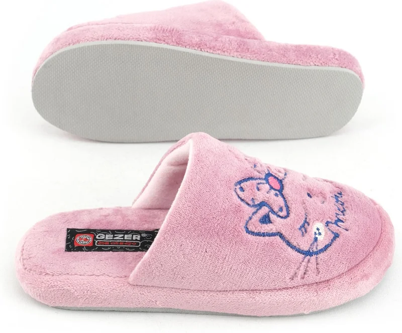 Gezer Winter Embroidered Design Fashion Home Garden Women's Slippers