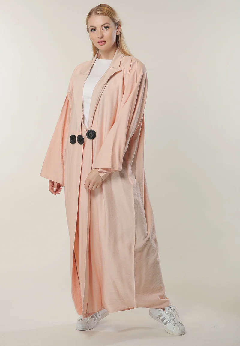Moistreet Coat Style Abaya